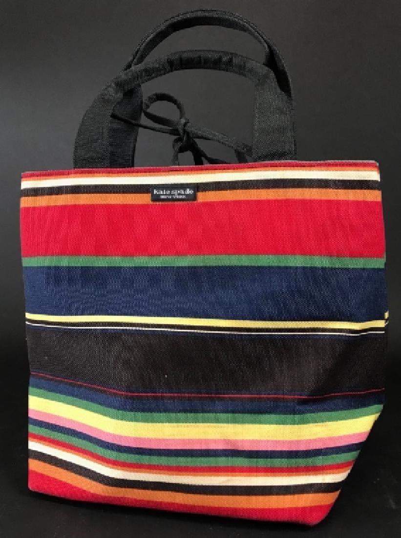 Kate Spade Rainbow Striped Canvas Tote Shoulder Bag - Etsy India